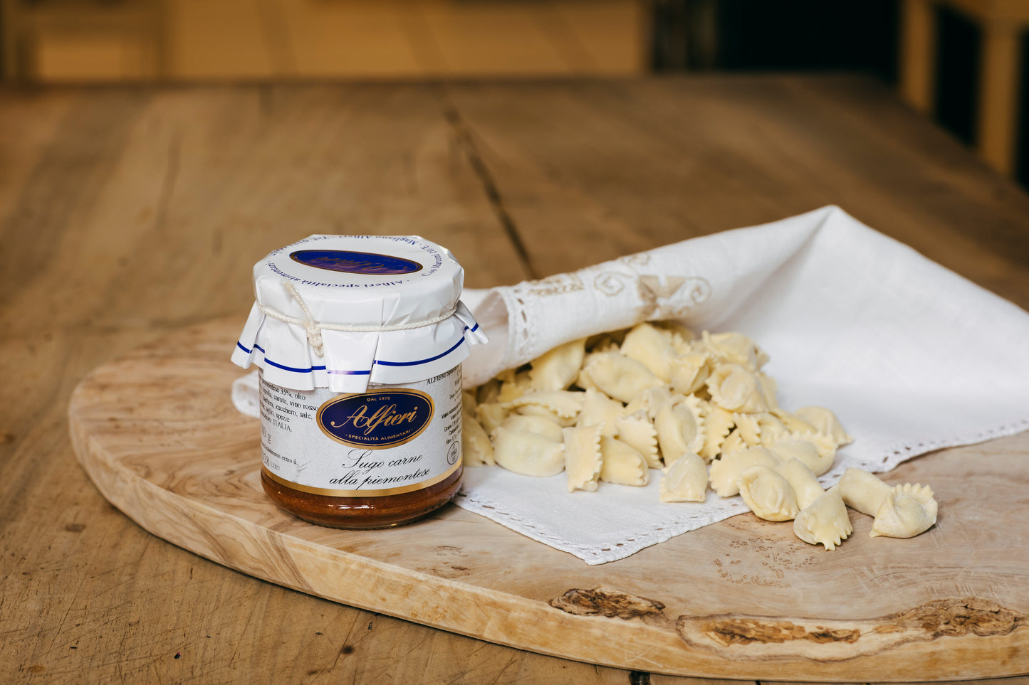 Agnolotti del Plin with Piemonte Meat Sauce for Two