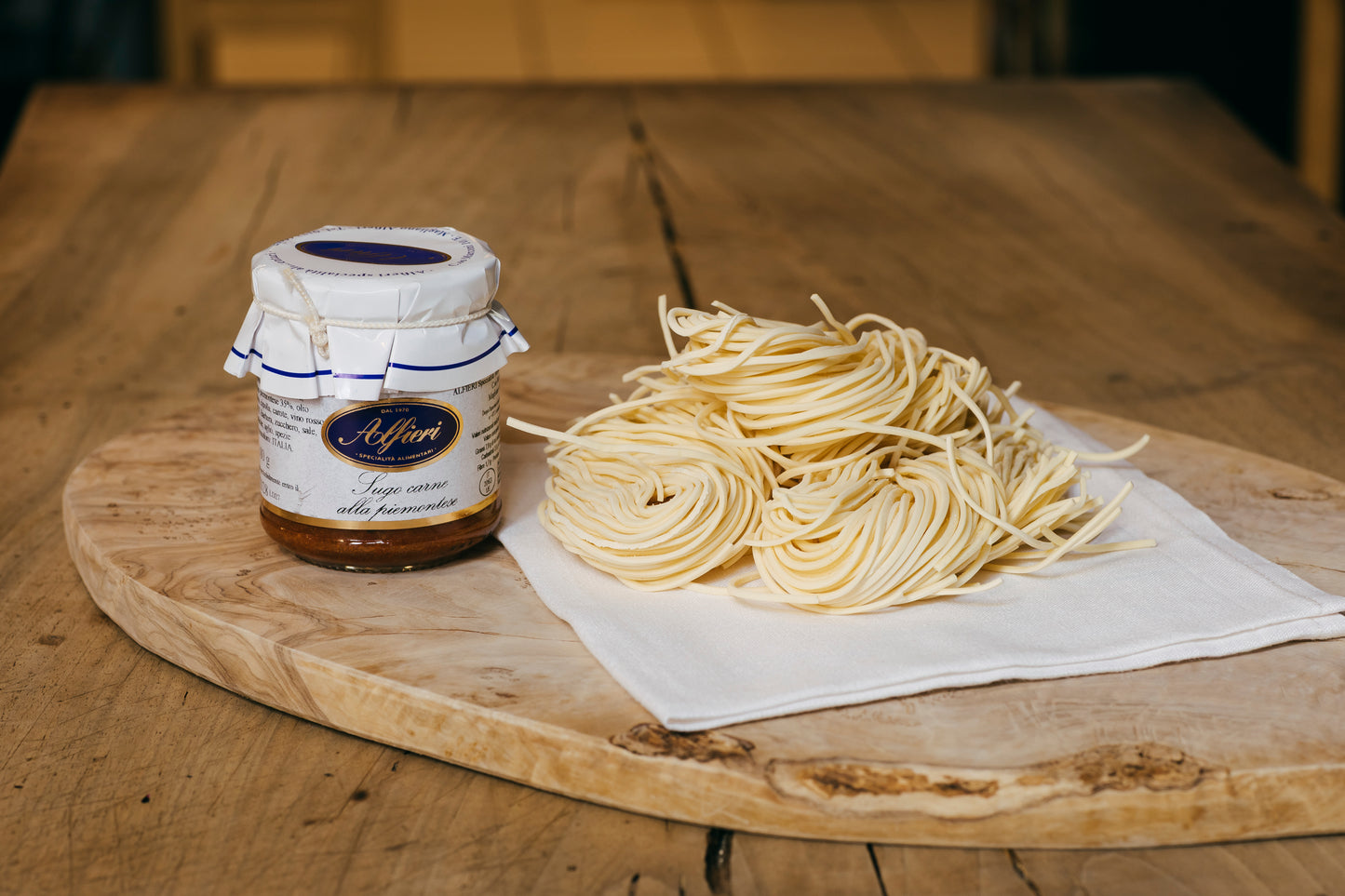 Tajarin with Piemonte Meat Sauce for Two